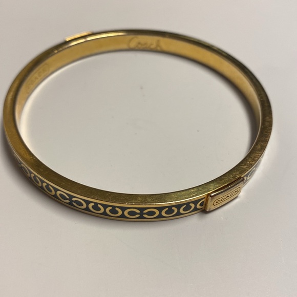 Coach Gold & Black Bangle bracelet - Picture 5 of 5
